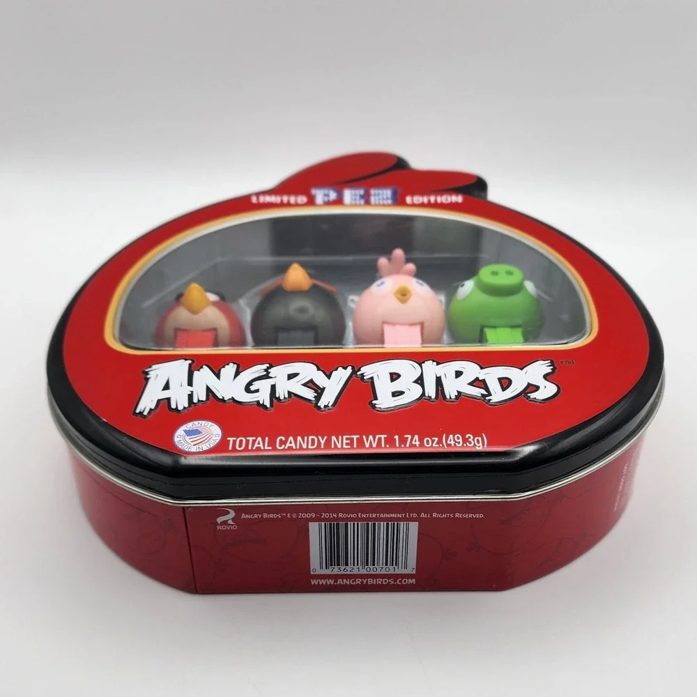 Pez Angry Birds Limited‎ Edition Tin Gift Set Lot Of 4 Dispensers